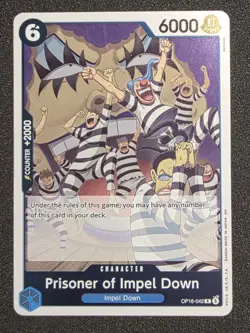 Prisoner of Impel Down OP16-042 R The Time of Battle Foil English One Piece NM - Image 1