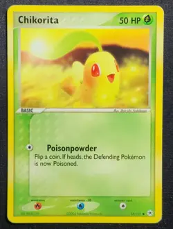 Chikorita 55/101 2004 EX-Hidden Legends Common Pokemon Card - Image 1