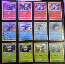 Pokemon 25th Anniversary McDonald's Promo Set & Celebrations 72 Card Lot - Image 4