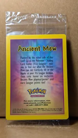 Ancient Mew Movie Promo 2000 Pokemon Card TCG - Factory Sealed - Image 2