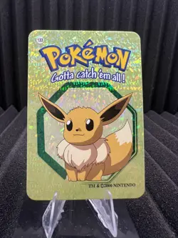 Eevee #133 - Vintage Vending Machine Prism Sticker 2000 - Pokemon Card - Image 1