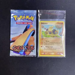 EMPTY 2005 Pokemon EX Deoxys Booster Pack Deoxys Artwork Opened + 7 Cards - Mint - Image 4