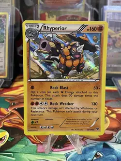 Rhyperior 62/146 - XY Base - Holo Rare - Pokemon Card TCG - LP - Image 1