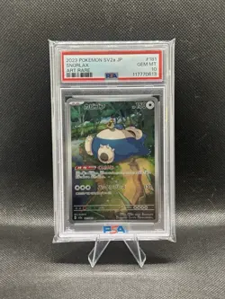 Snorlax 181/165 Sv2a: Pokemon Card 151 Holo (Japanese) PSA 10 - Image 1
