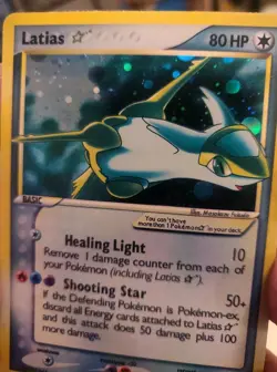 **Custom-made**HighQuality,Gold Star Latias #105,Ex Deoxys"Display-card" - Image 5