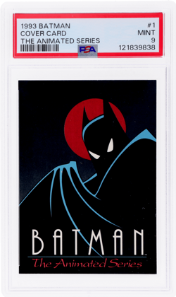 1993 Topps Batman Cover Card the Animated Series #1 PSA 9 - Image 1
