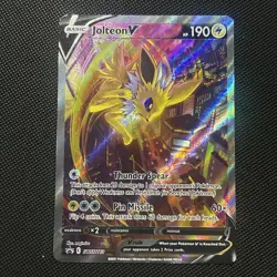 Jolteon V SWSH183 SWSH: Sword & Shield Promo Cards Holo - Image 1