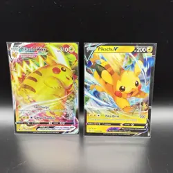 Pikachu V Max & V Black Star SWSH285 SWSH286 - Pokemon TCG Promo Card Lot - Image 1