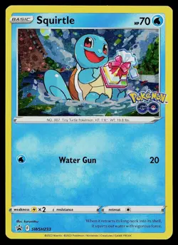 Pokemon SWSH: Sword & Shield Promo Cards SWSH233 Squirtle Holo - Image 1