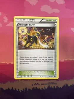 Pokemon Card All-Night Party Breakpoint Uncommon 96/122 Near Mint - Image 1