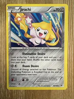 Jirachi 42/108 Holo Rare Pokemon Card XY Roaring Skies VLP - Image 1