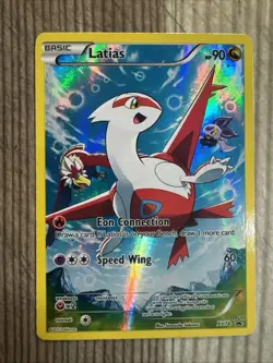 Latias XY78 XY Full Art Black Star Promo Holo Pokemon Card MP - Image 1