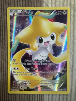Jirachi - XY112 - Pokemon XY Promo Holo Rare Card DMG - Image 1