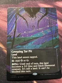 Creeping Tar Pit - Galaxy FOIL - Edge of Eternities #144 Rare, NM - Image 3
