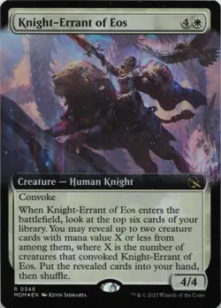 Knight-Errant of Eos (Extended Art) - FOIL - R March of the Machine 346 - MTG - Image 1