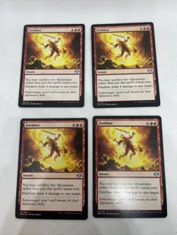 MTG 4x Fireblast Dominaria Remastered Regular LP FREE SHIPPING - Image 1
