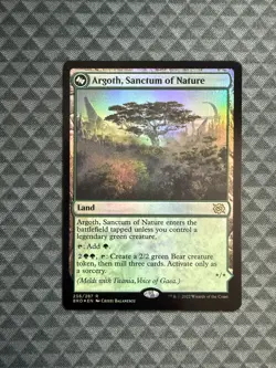 MTG Argoth, Sanctum of Nature #256/287 Foil Rare The Brothers’ War (BRO) - Image 1