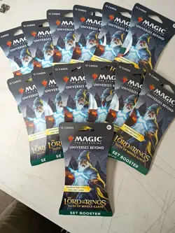 Magic the Gathering The Lord of the Rings: Tales of Middle Earth 13 Set Boosters - Image 1