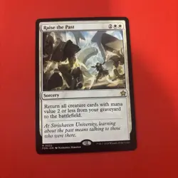 Raise the Past Foundations Regular MTG Magic The Gathering 0022 - Image 1