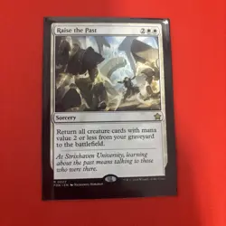 Raise the Past Foundations Regular MTG Magic The Gathering 0022 - Image 3