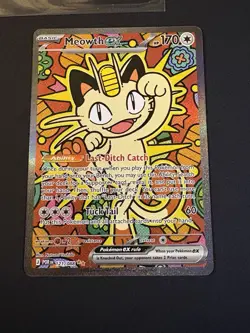 Pokemon Meowth Ex SIR Perfect Order Holo Card 121/088 - Image 3