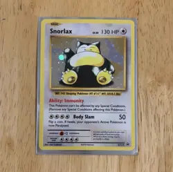 Pokemon Snorlax XY179 XY Promos Promo 130 HP Holo English Basic TCG Card - Image 1