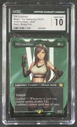 TIFA LOCKHART CGC 10 2025 MAGIC: THE GATHERING FINAL FANTASY #0536 SURGE FOIL 11 - Image 1