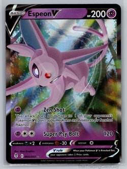 Espeon V 064/203 Evolving Skies Holo Ultra Rare Pokemon Card TCG English NM - Image 1
