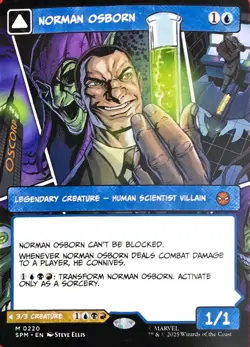 Wizards of the Coast MTG SPM Regular Transform Norman Osborn 2-Card Lot M 0220 - Image 1