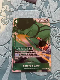 Roronoa Zoro (Winner Pack 2025 Vol. 3) EB02-019 One Piece Promotion Cards Foil - Image 1