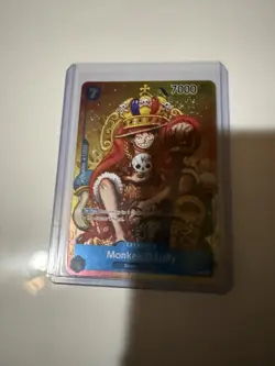 One Piece 2024 Bandai Fest Luffy P-043 Promo Card Holo - Image 1