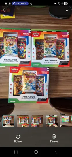 Pokemon First Partner Illustration Collection Series 1 3 sealed boxes - Image 1