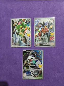 Pokemon TCG: First Partner Illustration Collection Series 2 Unova Gen 5 set of 3 - Image 1