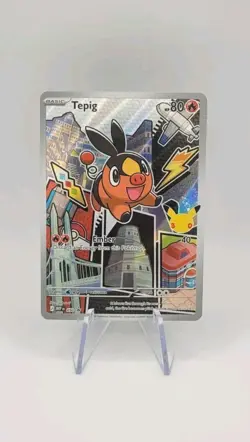 Pokemon TCG: Tepig 050 Series 2 First Partner Illustration Collection Promo - NM - Image 1