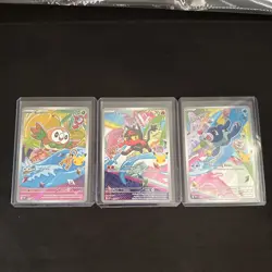 Pokemon First Partner Illustration Collection Series 1 Alola Gen 7 Starters NM - Image 1