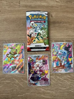 Pokemon First Partner Illustration Collection - Grookey, Scorbunny & Sobble - Image 1