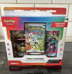 Pokemon TCG First Partner Illustration Collection Series 2 Box 30 Cards Promo - Image 1