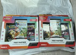 Pokemon TCG First Partner Illustration Collection Series 2 Lot of 2 Sealed NEW - Image 1
