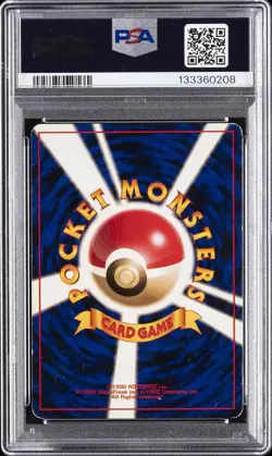 1996 POKEMON BASE SET JAPANESE NO RARITY SYMBOL #9 BLASTOISE-HOLO PSA 6 - Image 2