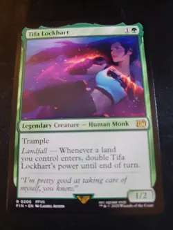 Tifa Lockhart # 206 FIN Final Fantasy Set Magic The Gathering Trading Cards MTG - Image 2