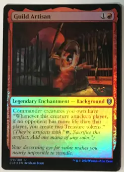 *foil GUILD ARTISAN Commander Baldurs Gate MTG Magic the Gathering - Image 3