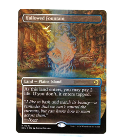 Hallowed Fountain Lorwyn Eclipsed 0347 Borderless Foil MTG NM - Image 1