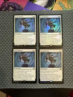 (x4) MTG Spark Rupture #0229 Foil Rare Promo March of the Machine: TA (MAT) - Image 1