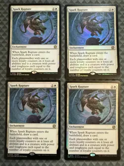 (x4) MTG Spark Rupture #0229 Foil Rare Promo March of the Machine: TA (MAT) - Image 2