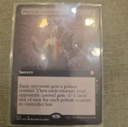 MTG Phyresis Outbreak *Extended Art* Phyrexia Rare! NM Mint 050 - Image 1
