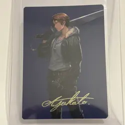 Squall, SeeD Mercenary (Borderless) Final Fantasy Foil MTG and Art Series Signed - Image 5