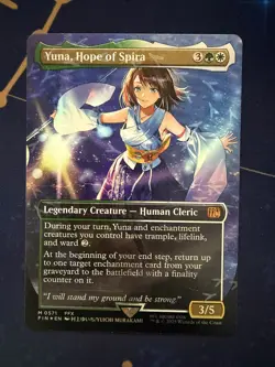 Yuna, Hope of Spira, Chocobo Foil Track Borderless Final Fantasy 0571 - Image 1