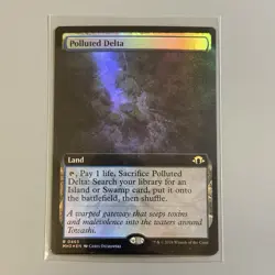Polluted Delta (#465) - Foil Extended Art MH3 NM MTG - Image 1