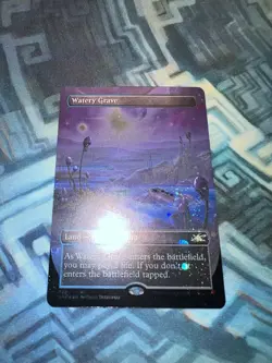 MTG Galaxy Foil Borderless Watery Grave NM- Unplayed Unfinity - Image 3