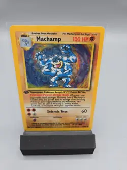 Pokemon TCG - Machamp Holo Foil 8/102 (1999) - Image 1